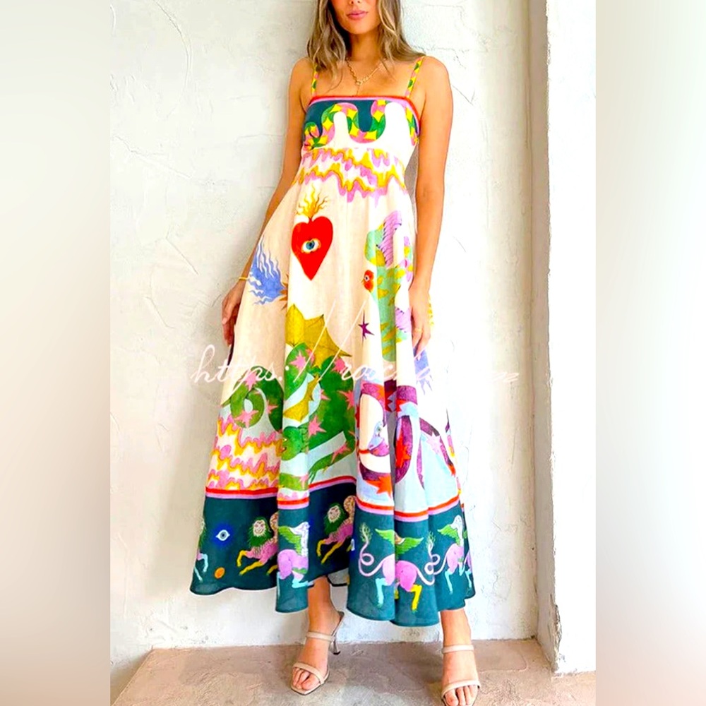 EFFORTLESSLY LINEN - MIDI DRESS